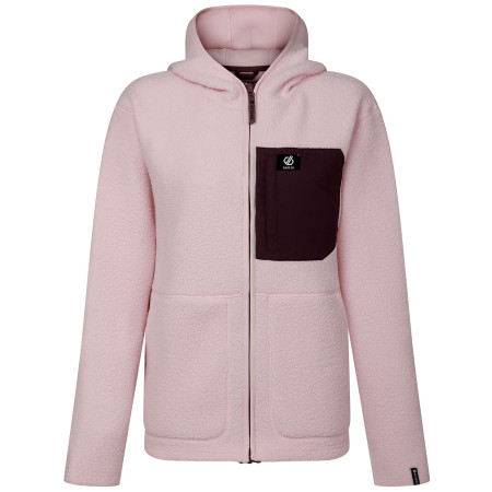 Hanorac funcțional de damă Dare 2b Womens Firn Hooded Borg roz Pink Haze