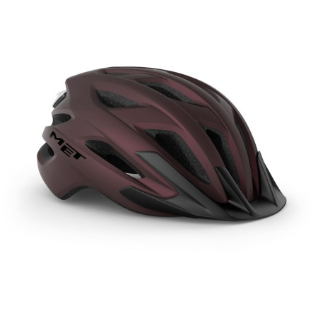 Cască pentru ciclism MET Crossover vișiniu
