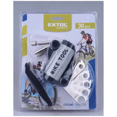 Unelte pentru bicicletă Extol Set de rezervă pentru bicicletă 30buc