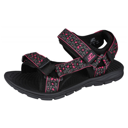 Sandale pentru femei Hannah Feet (cube) negru/roz Jazzy(Cube)