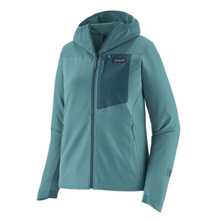 Geacă softshell pentru femei Patagonia R1 CrossStrata Hoody