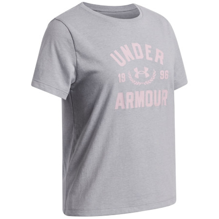 Tricou funcțional copii Under Armour UA G Varsity SS Mod Gray Light Heather