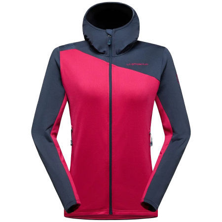 Jachetă fleece femei La Sportiva Cosmic Thermal Hoody W roz/albastru Azalea/Night Sky
