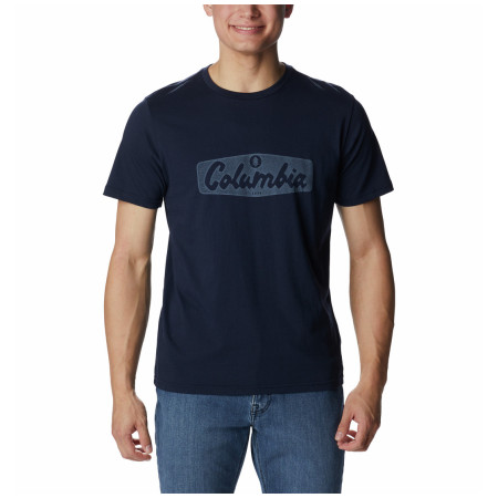 Tricou bărbați Columbia M Rapid Ridge™ Graphic Tee albastru închis Collegiate Navy, Hex Script