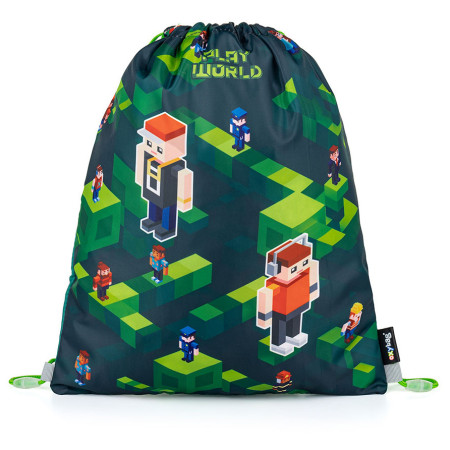 Sac pentru încălțăminte Oxybag Sáček na cvičky verde închis