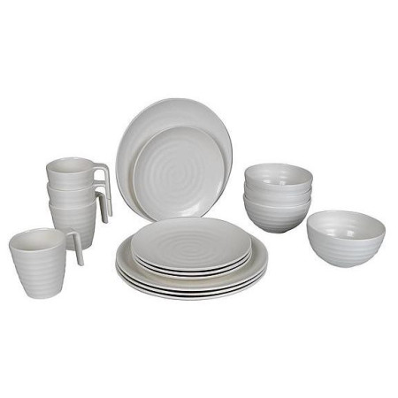 Set de vase Bo-Camp Tableware Stone alb