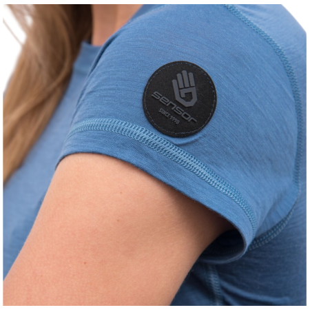 Tricou femei Sensor Merino Air mânecă sc.