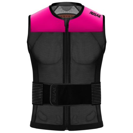 Protecție de coloană copii Relax Speedmaster Evo Jr. negru/roz černá, neon růžová