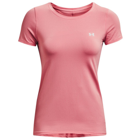 Tricou funcțional femei Under Armour HG Armour SS roz deschis PinkClay//MetallicSilver