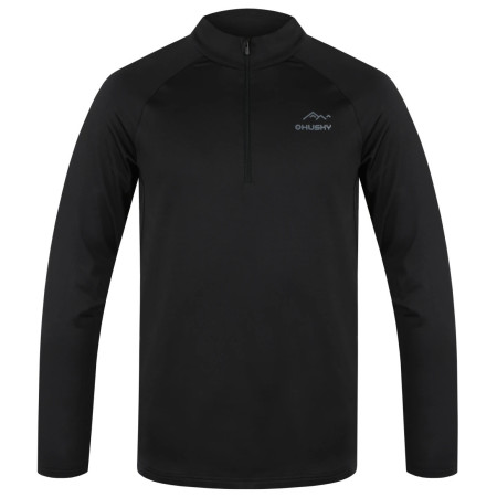 Tricou funcțional bărbați Husky Tromi zip M negru Black