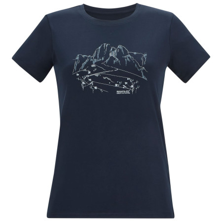 Tricou femei Regatta Womens Fingal Stretch albastru închis Navy