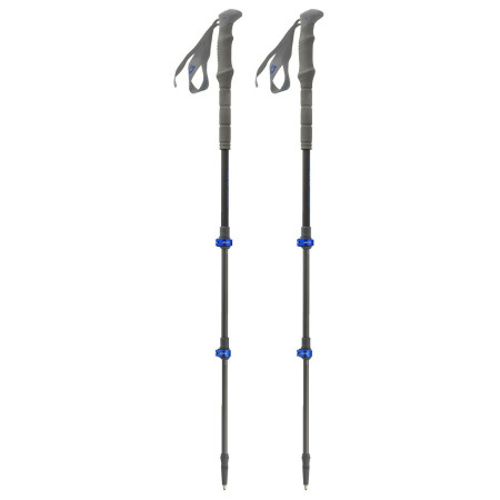 Bețe de trekking Pinguin Carbon FL Foam gri/albastru