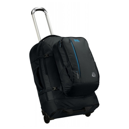 Geantă de voiaj Vango Exodus 60+20 negru Carbide Grey / Volt Blue