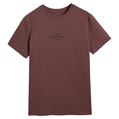 Tricou bărbați 4F Tshirt M2961 maro DARK BROWN