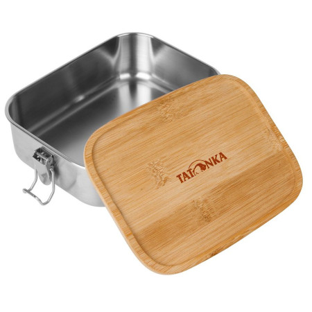 Cutie pentru gustări Tatonka Lunch Box I 1000 Bamboo maro/argintiu