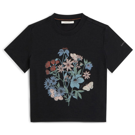 Tricou femei Icebreaker Merino 150 Tech Lite SS Crop Tee NZ Flora
