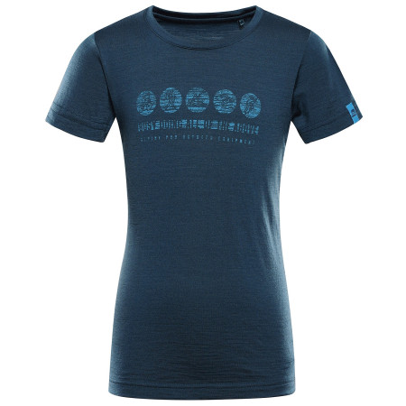 Tricou copii Alpine Pro Mereno 2 albastru MOROCCAN