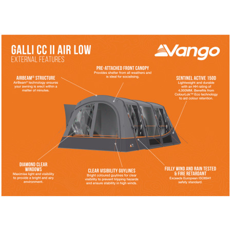 Cort frontal Vango Galli CC II Air Low