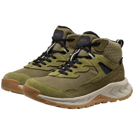 Încălțăminte copii Keen Hightrail Mid Wp Youth Dark Olive