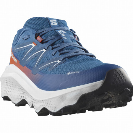 Încălțăminte bărbați Salomon Ultra Flow 2 Gore-Tex albastru Dark Blue / Ballad Blue / Cherry Tomato