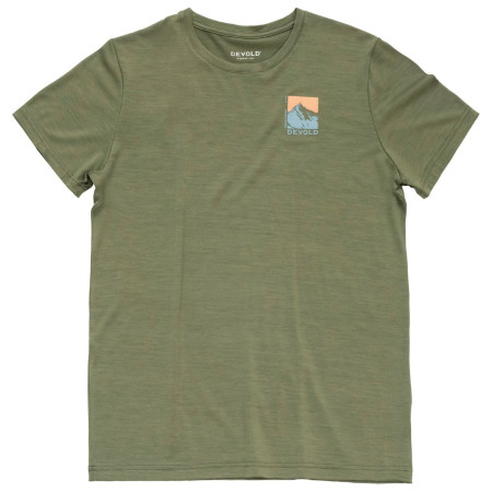 Tricou bărbați Devold Classic "Summit" Tee Man verde LICHEN