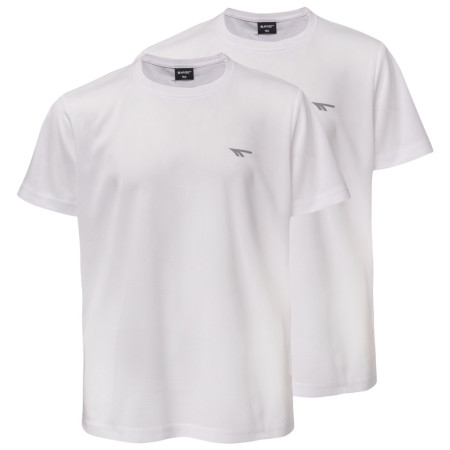 Tricou copii Hi-Tec Jodin Jr 2 Pack alb WHITE/WHITE