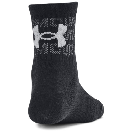 Șosete copii Under Armour Yth UA Essential 6Pk Qtr Black