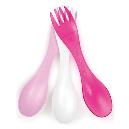 Set de tacâmuri Light My Fire Spork little 3-pack roz
