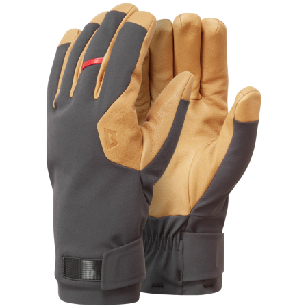 Mănuși bărbați Mountain Equipment Direkt Glove gri/maro Obsidian/Tan