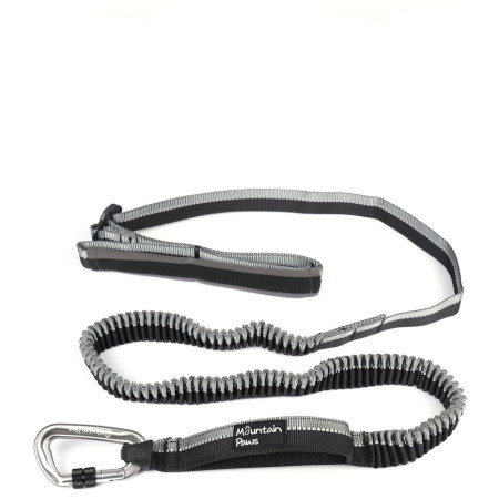 Lesă cu amortizor Mountain Paws Shock Absorber Dog Lead negru Black