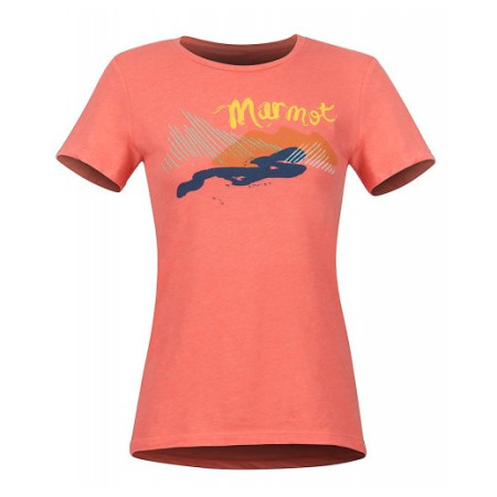 Tricou femei Marmot Wm's Esterel Tee SS roșu
