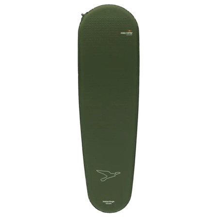 Saltea autogonflabilă Easy Camp Kestrel Mat Single 5.0 cm verde