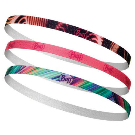 Bentiță Buff Hairband (3ks) negru/roz GleamMulti