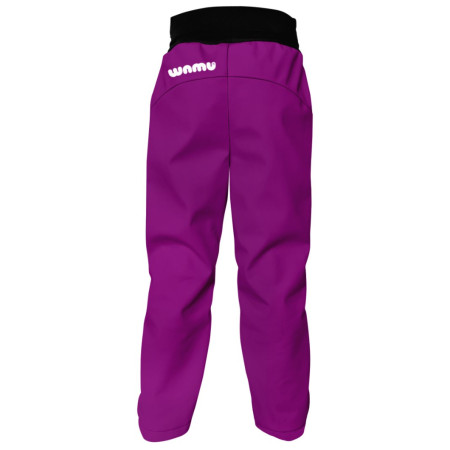 Pantaloni softshell copii WAMU Fuchsiová