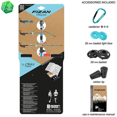 Bețe de trekking Fizan Ultrax Carbon