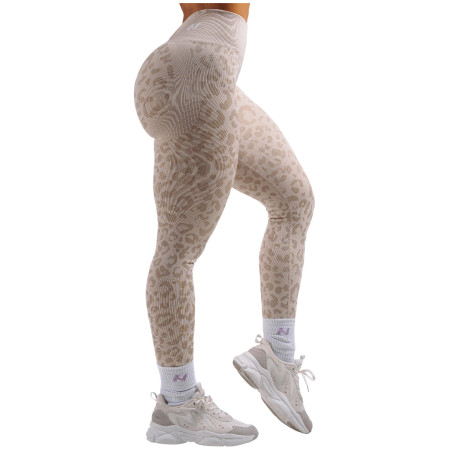 Colanți femei Nebbia Push-Up Compression Leopard Leggings Primal