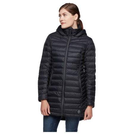 Geacă lungă de puf femei Black Diamond W Access Fl Down Parka negru