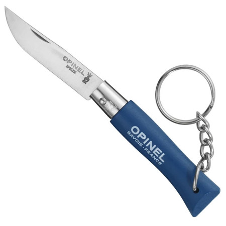 Breloc Opinel N°04 Inox albastru blue