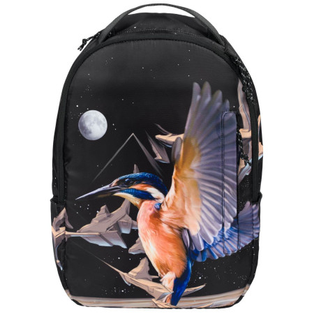 Rucsac urban Baagl eARTh Kingfisher by Caer8th negru