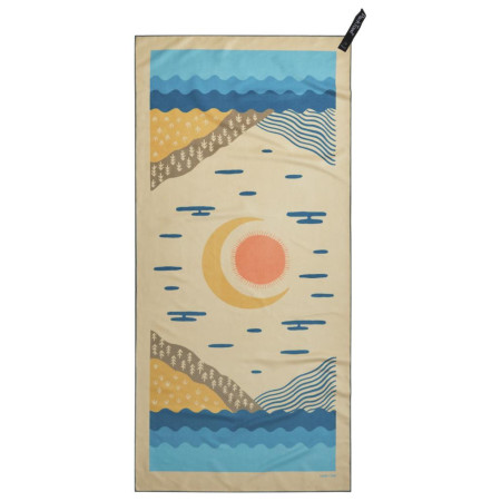 Prosop cu uscare rapidă PackTowl Personal Body bej Balance Print