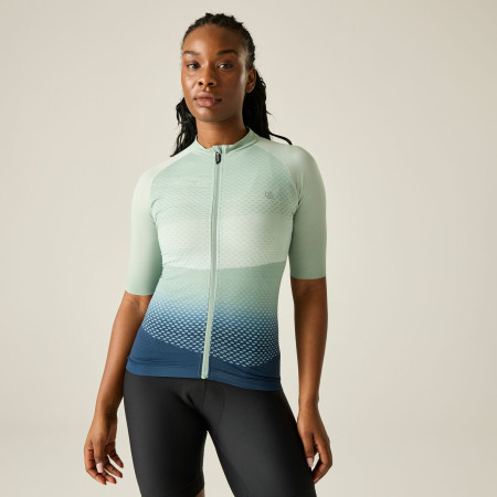 Tricou de ciclism femei Dare 2b Lightnint short sleeve printed jersey