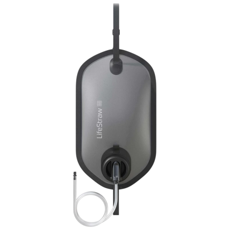 Sticlă cu filtru LifeStraw Peak Gravity Filter System 8L negru Dark Grey