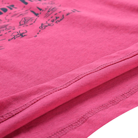 Tricou copii Alpine Pro Nogero Fuchsia