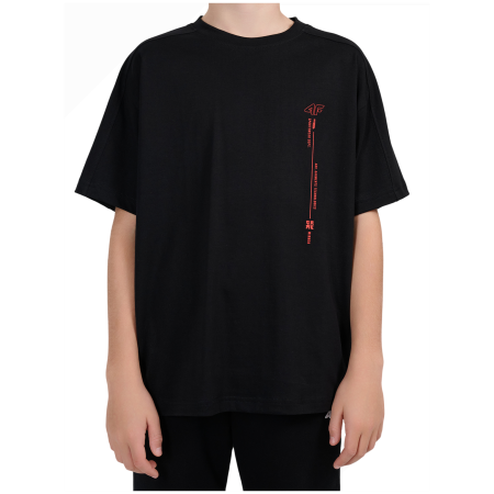 Tricou copii 4F Tshirt M3514 Deep Black negru Deep Black