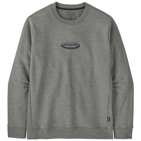 Hanorac bărbați Patagonia Men's '95 Oval Logo Uprisal Crew Sweatshirt gri Gravel Heather
