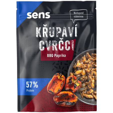 Greieri comestibili Sens Greieri prăjiți & crocanți - BBQ Boia dulce16 g