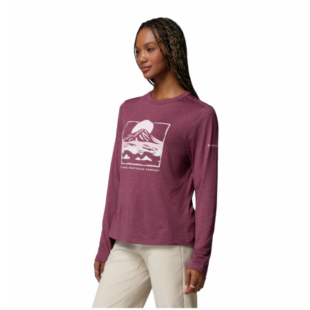 Tricou femei Columbia Parsons Point™ LS Graphic Tee