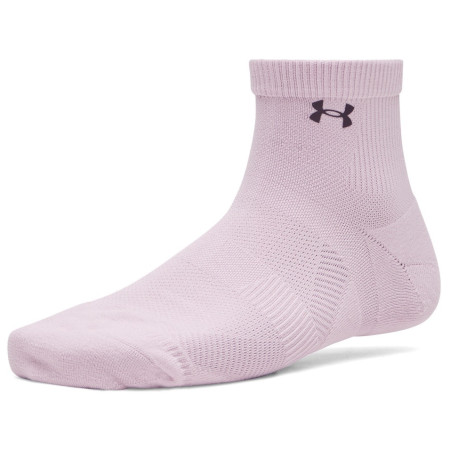 Șosete femei Under Armour UA Women's Vanish 3pk Qtr roz Mauve Pink / Titanium / Purple Echo