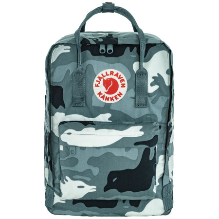 Rucsac urban Fjällräven Kånken Graphics Laptop 15 albastru Nimbus Blue-Hidden Animals