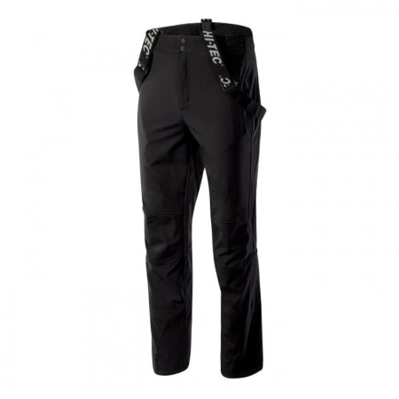 Pantaloni softshell bărbați Hi-Tec Loran negru BLACK